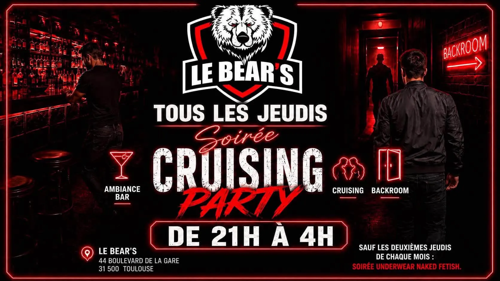 Soirée du jeudi au Bear's Toulouse